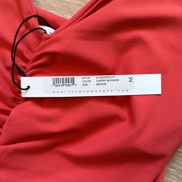 Susana Monaco v gathered strap tank dress - size medium - Picture 4 of 4